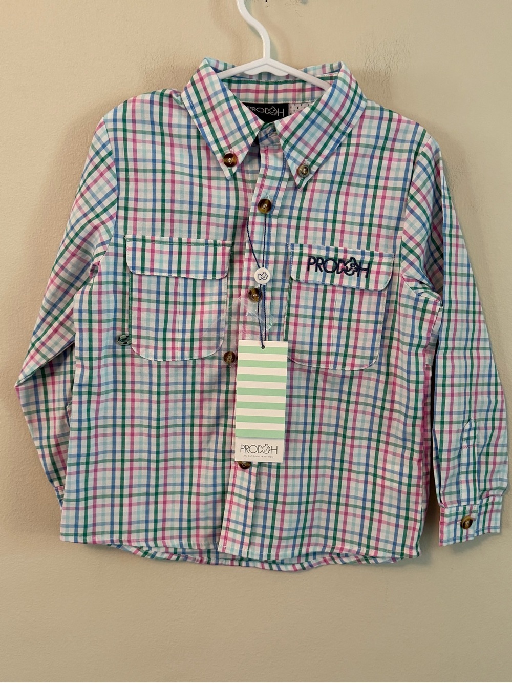 Prodoh Plaid Button-Down Shirt